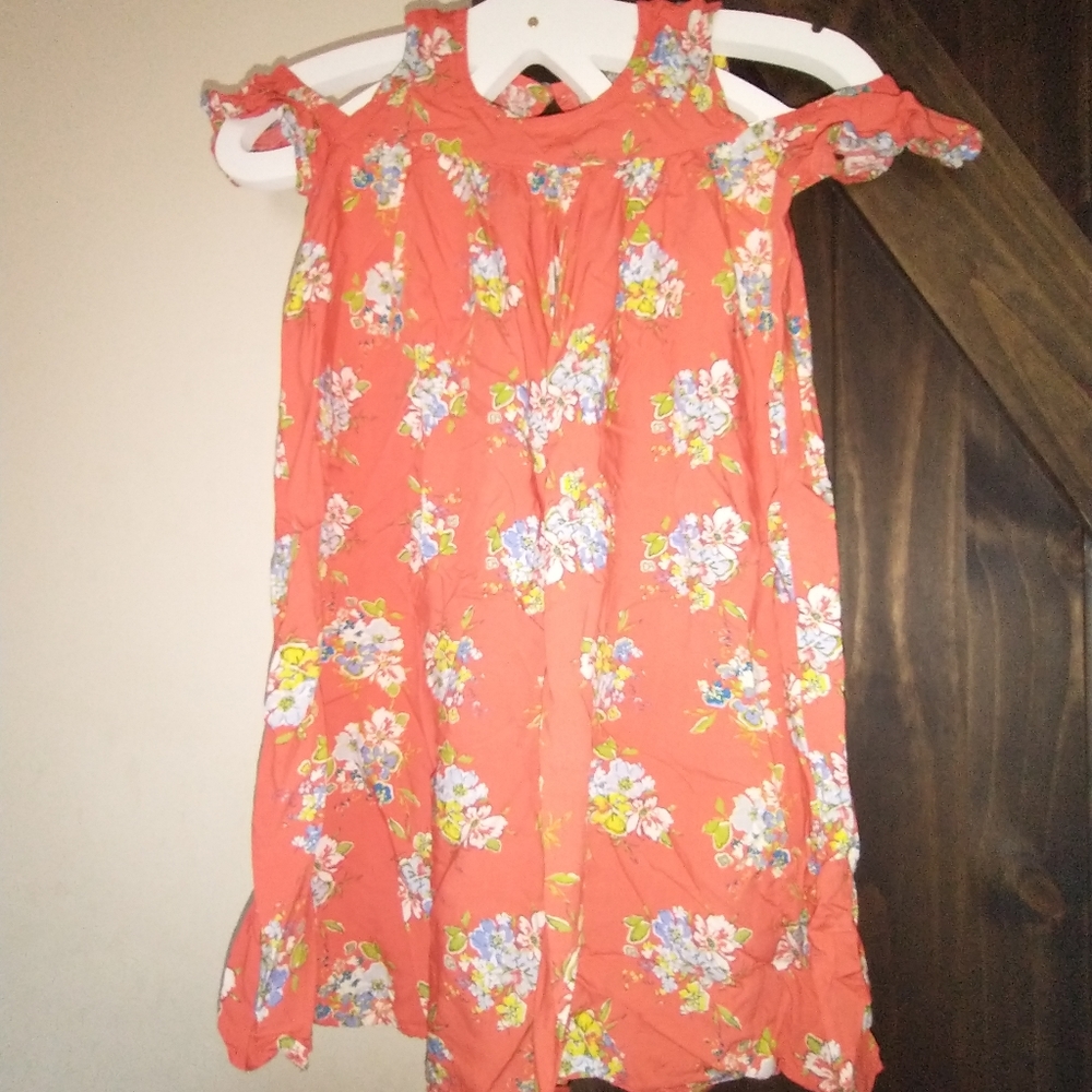 Matilda Jane Orange Floral Dress Size 10